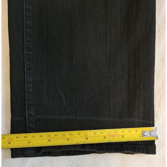 NYDJ Not Your Daughters Jeans Womens 6 Black Straight Denim 28 x 31 - Picture 12 of 14